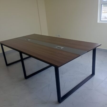 2.4m Metallic Frame Meeting Table