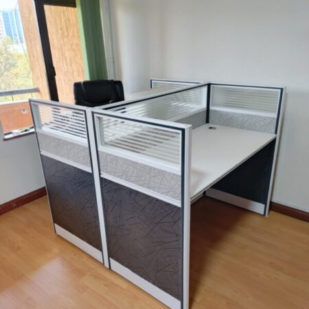 2- way workstation Grey