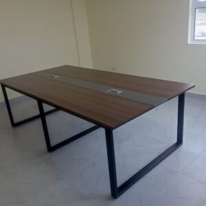 2.4m Metallic Frame Meeting Table